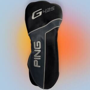 PING G425 DRIVER HEADCOVER Golf Head Cover Black Gray
